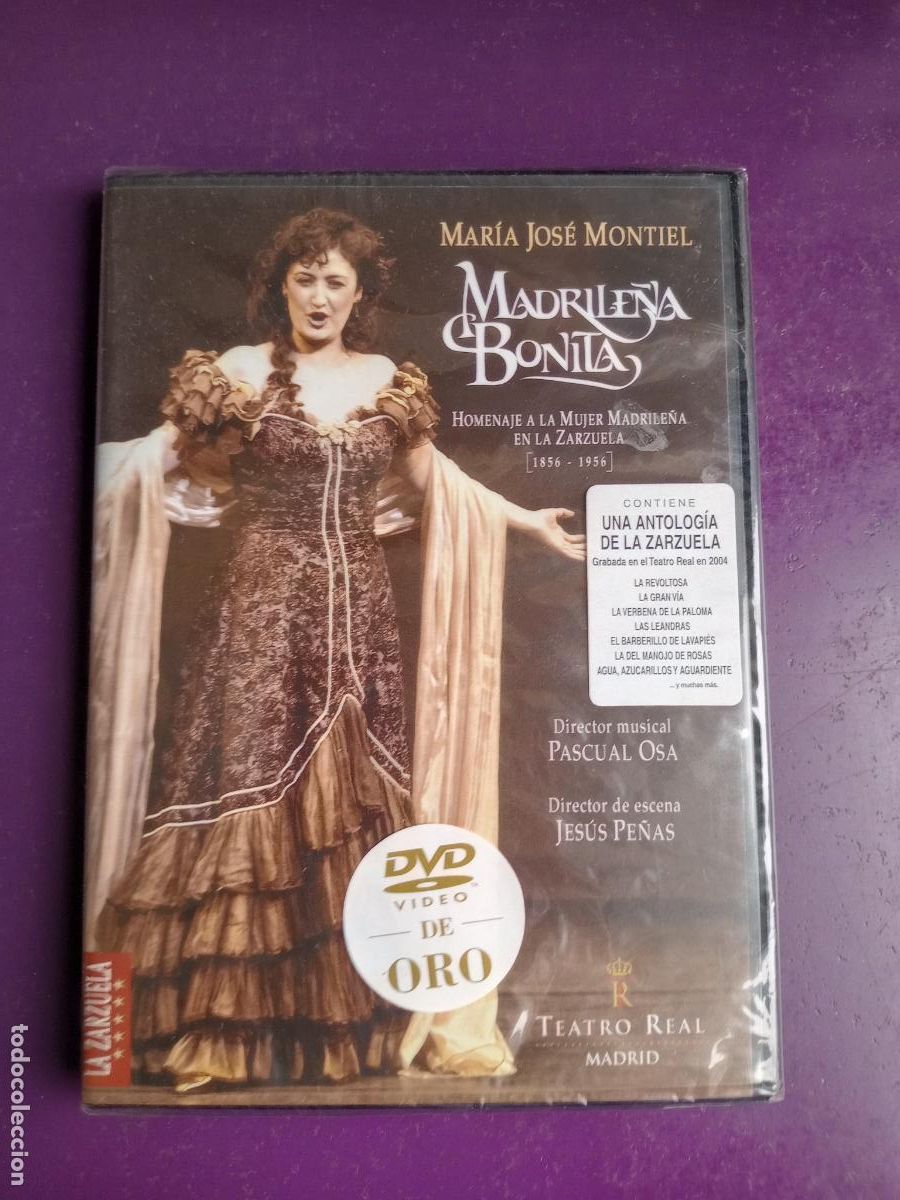 Musikvideos und DVDs: Mar&iacute;a Jos&eacute; Montiel &lrm;&ndash; Homenaje A La Mujer Madrile&ntilde;a En La Zarzuela (1856-1956) - DVD PRECINTADO