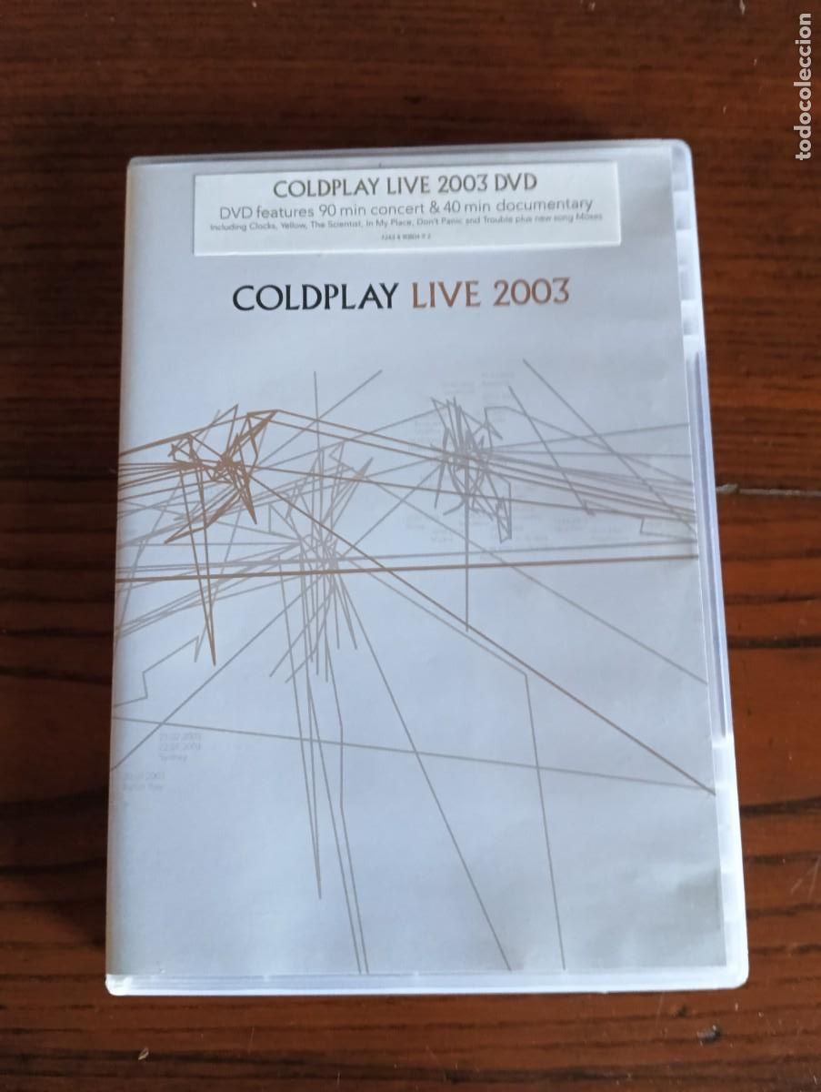 V&iacute;deos y DVD musicales: COLDPLAY - LIVE 2003 - DVD. - Foto 1