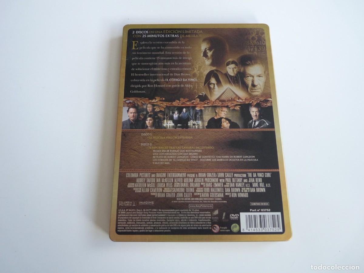 V&iacute;deos y DVD musicales: DVD El C&oacute;digo Da Vinci Tom Hanks - Foto 2