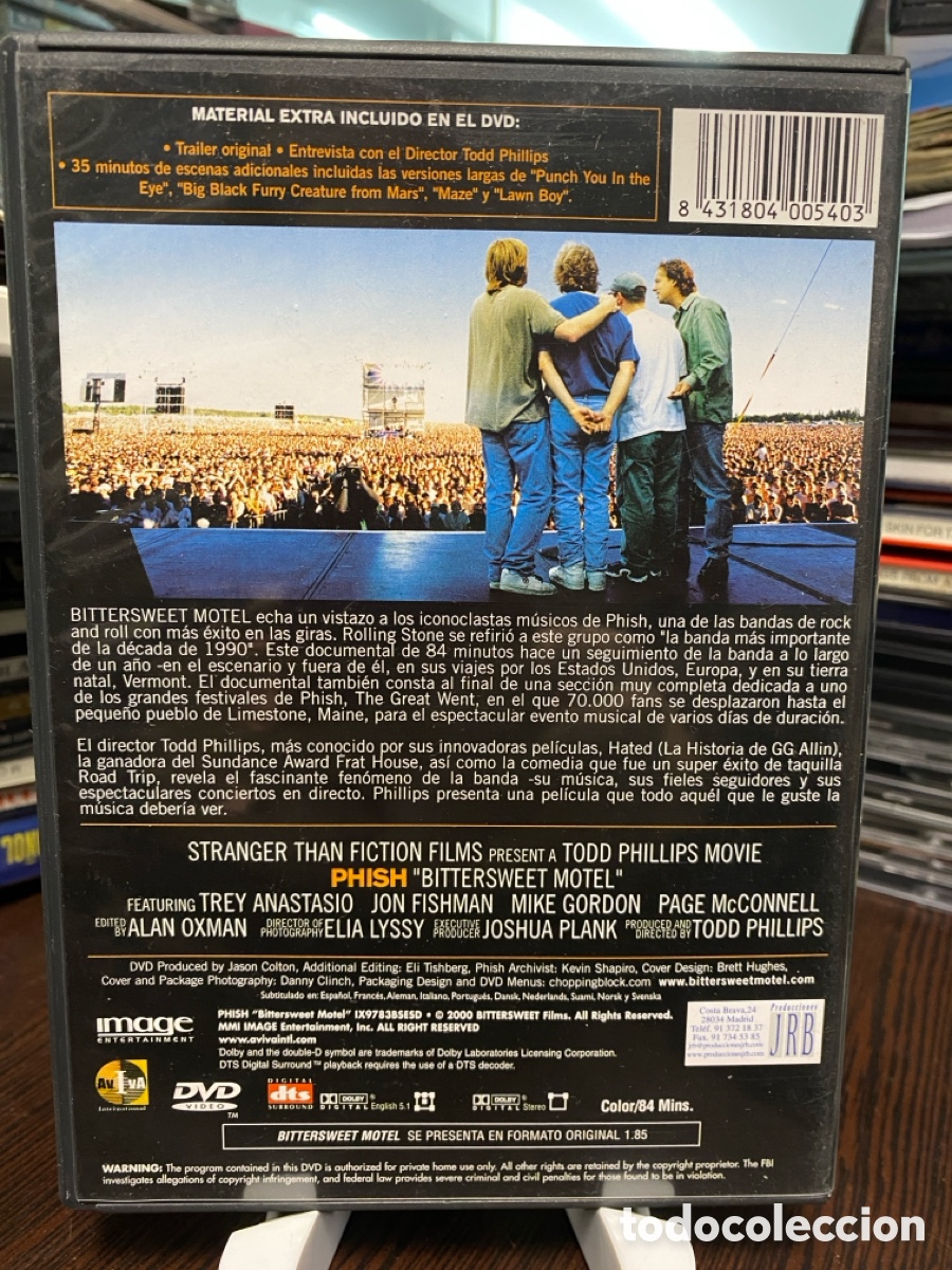 V&iacute;deos y DVD musicales: Phish - Bittersweet Motel (DVD) - Foto 2
