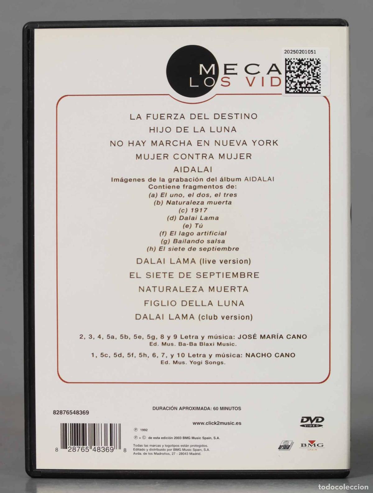 V&iacute;deos y DVD musicales: DVD. Mecano &ndash; Los Videos - Foto 2