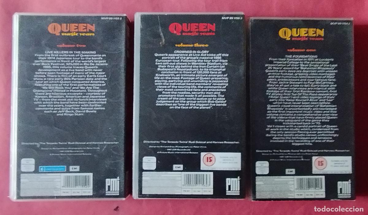 V&iacute;deos y DVD musicales: QUEEN - MAGIC YEARS - 3 VHS - Foto 3