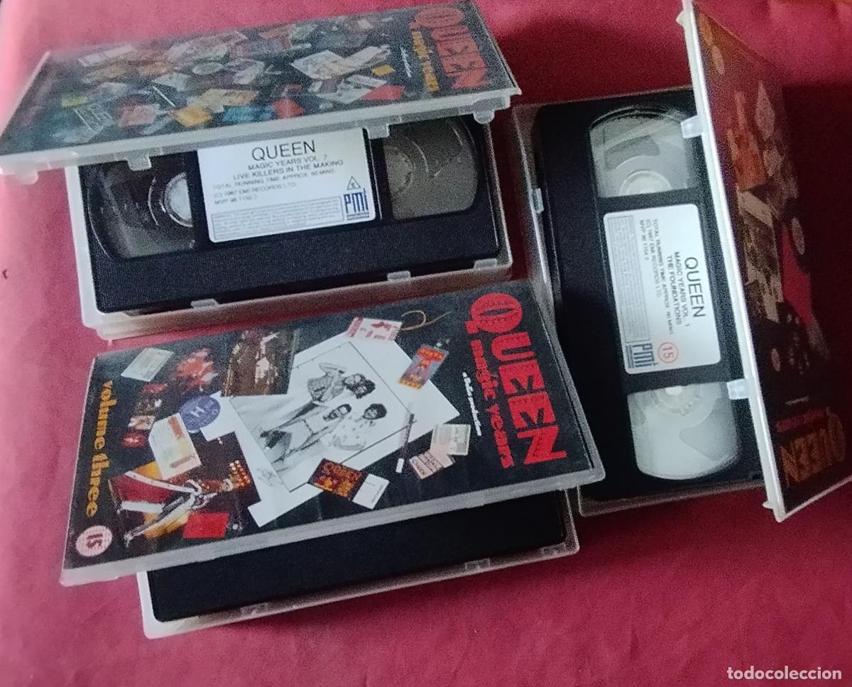 V&iacute;deos y DVD musicales: QUEEN - MAGIC YEARS - 3 VHS - Foto 4