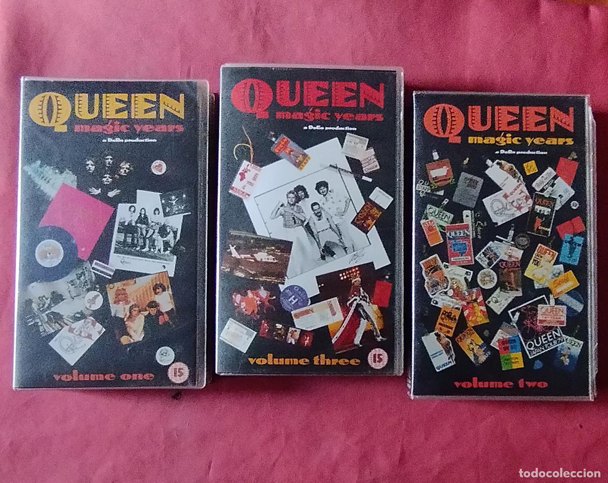 V&iacute;deos y DVD musicales: QUEEN - MAGIC YEARS - 3 VHS - Foto 1
