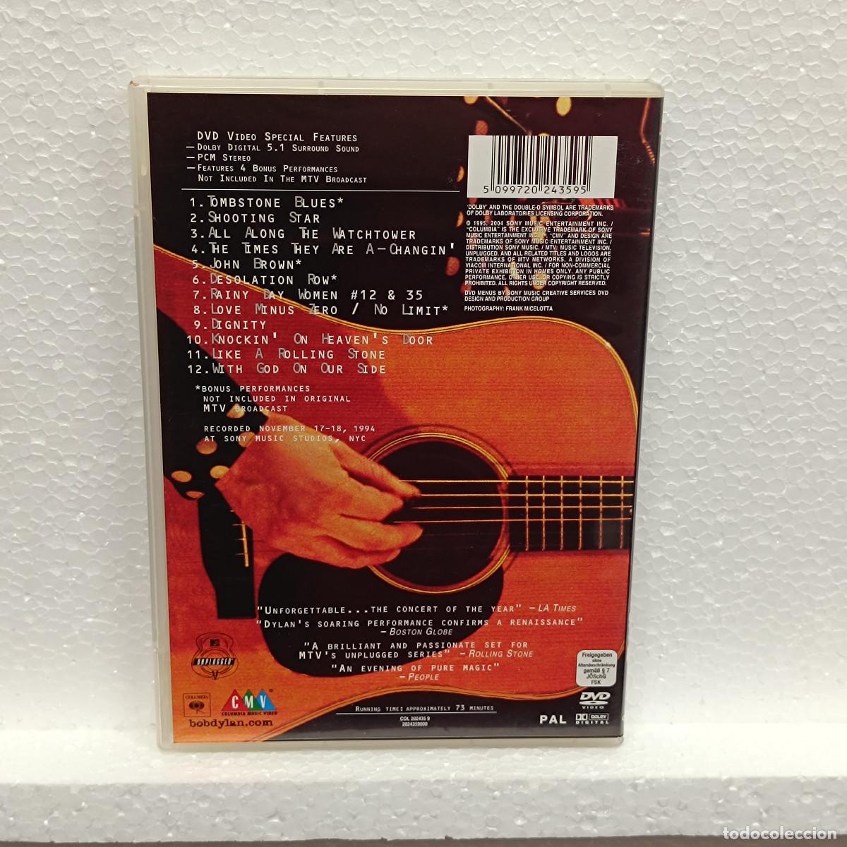 V&iacute;deos y DVD musicales: DVD BOB DYLAN. UNPLUGGED. - Foto 2