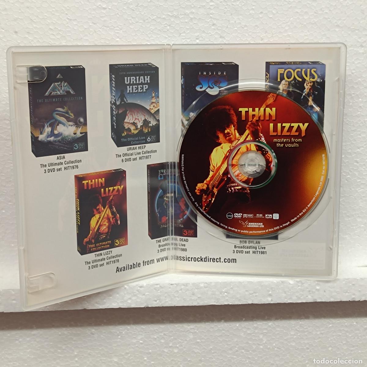V&iacute;deos y DVD musicales: DVD THIN LIZZY. MASTERS FROM THE VAULTS. - Foto 3