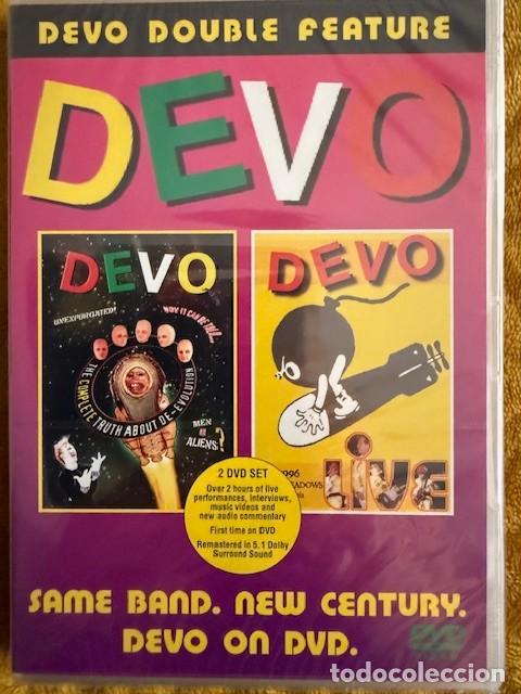 V&iacute;deos y DVD musicales: DEVO - 2 DVDs - THE COMPLETE TRUTH ABOUT DE-EVOLUTION & DEVO LIVE - Foto 1