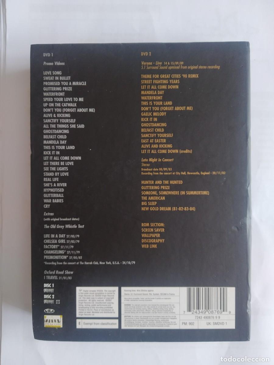 V&iacute;deos y DVD musicales: Simple Minds - Seen the lights. A Visual History - Foto 3