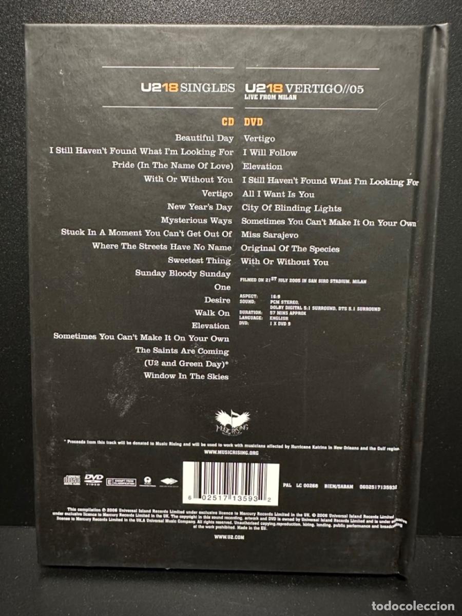 V&iacute;deos y DVD musicales: U2 - U218 Singles (CD + DVD) - Foto 3