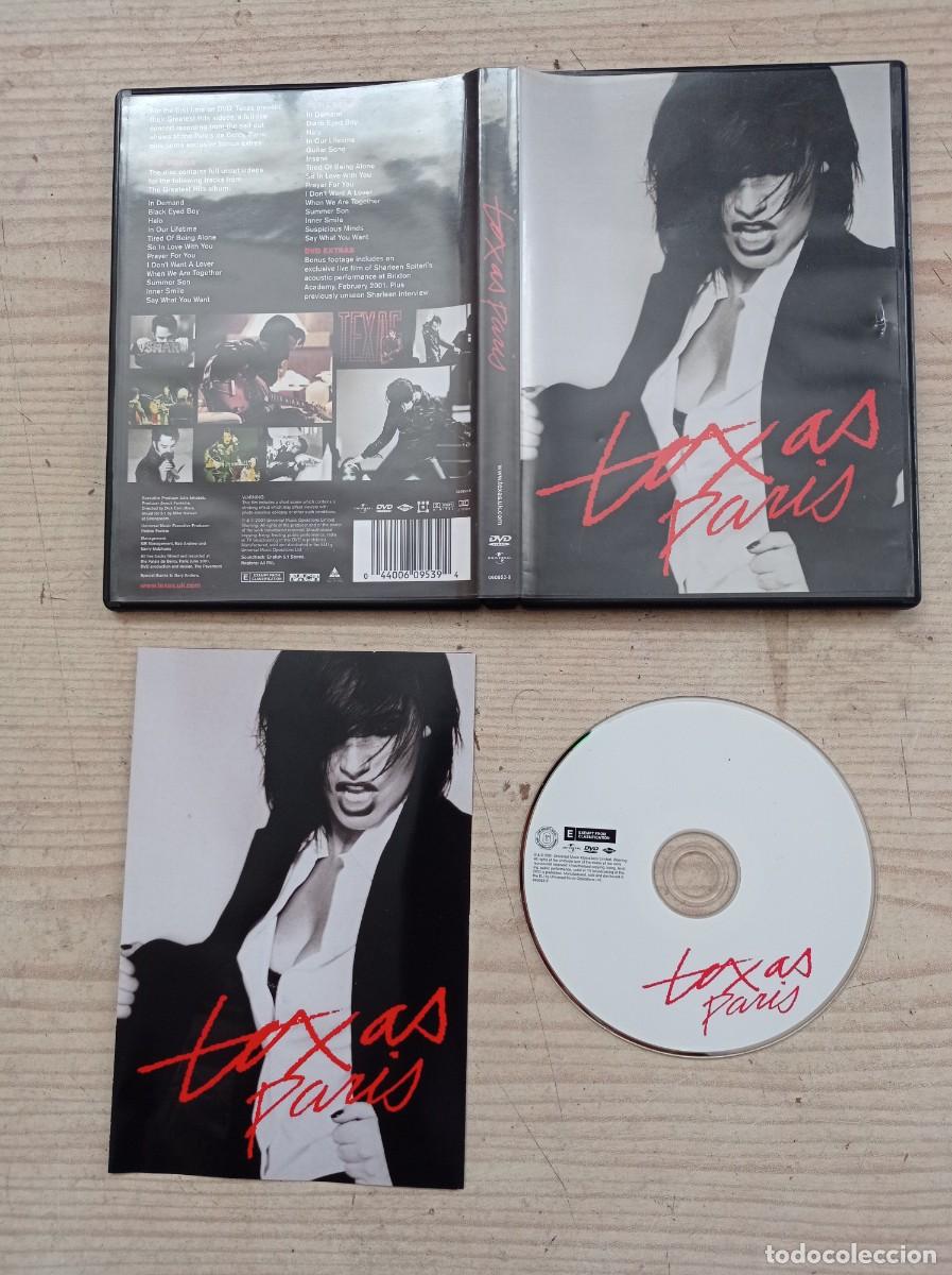 V&iacute;deos y DVD musicales: Texas - Paris DVD.... - Foto 1