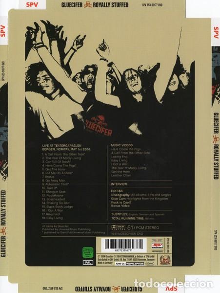 V&iacute;deos y DVD musicales: Gluecifer &ndash; Royally Stuffed - DVD - Foto 2