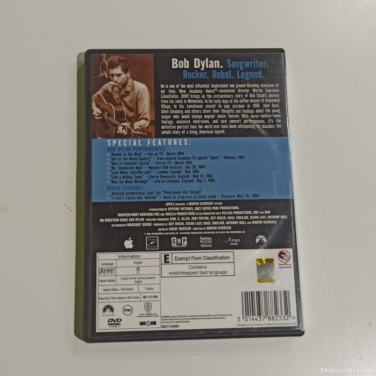 V&iacute;deos y DVD musicales: Dvd Bob Dylan No direction home - Foto 2
