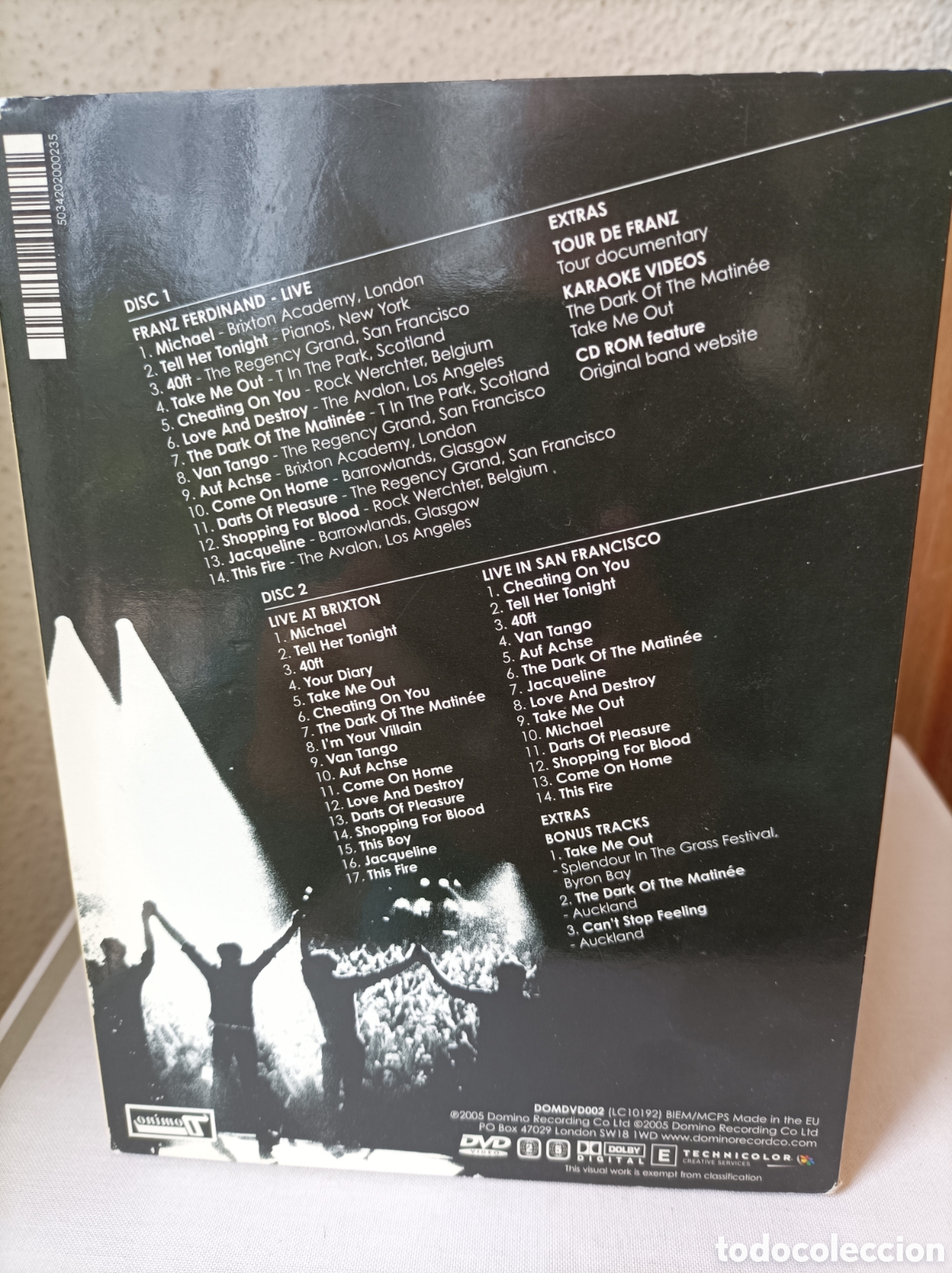 V&iacute;deos y DVD musicales: Franz ferdinand. Live. 2 dvds - Foto 2