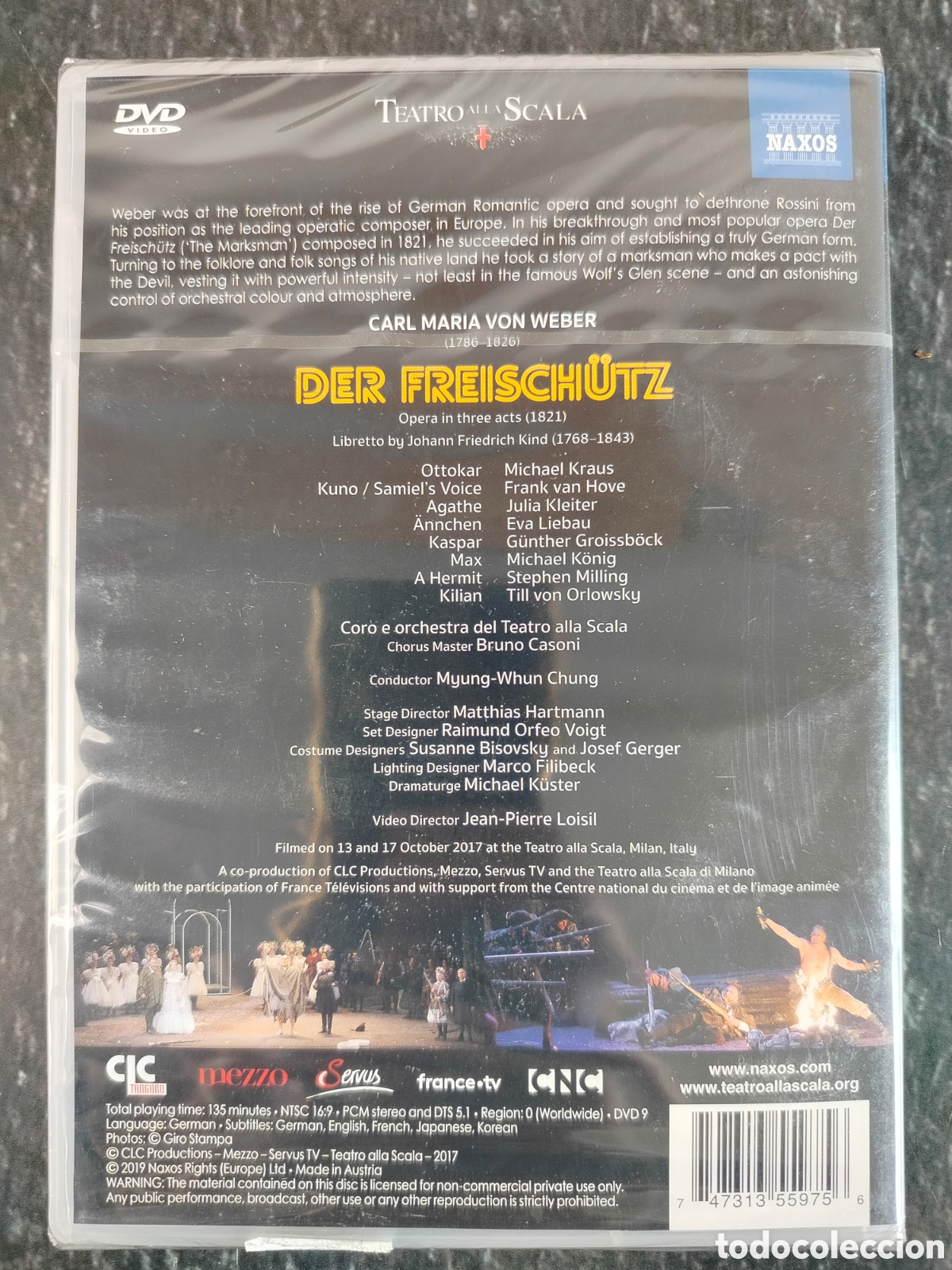 V&iacute;deos y DVD musicales: DVD opera DER FREICH&Uuml;TZ - Foto 2