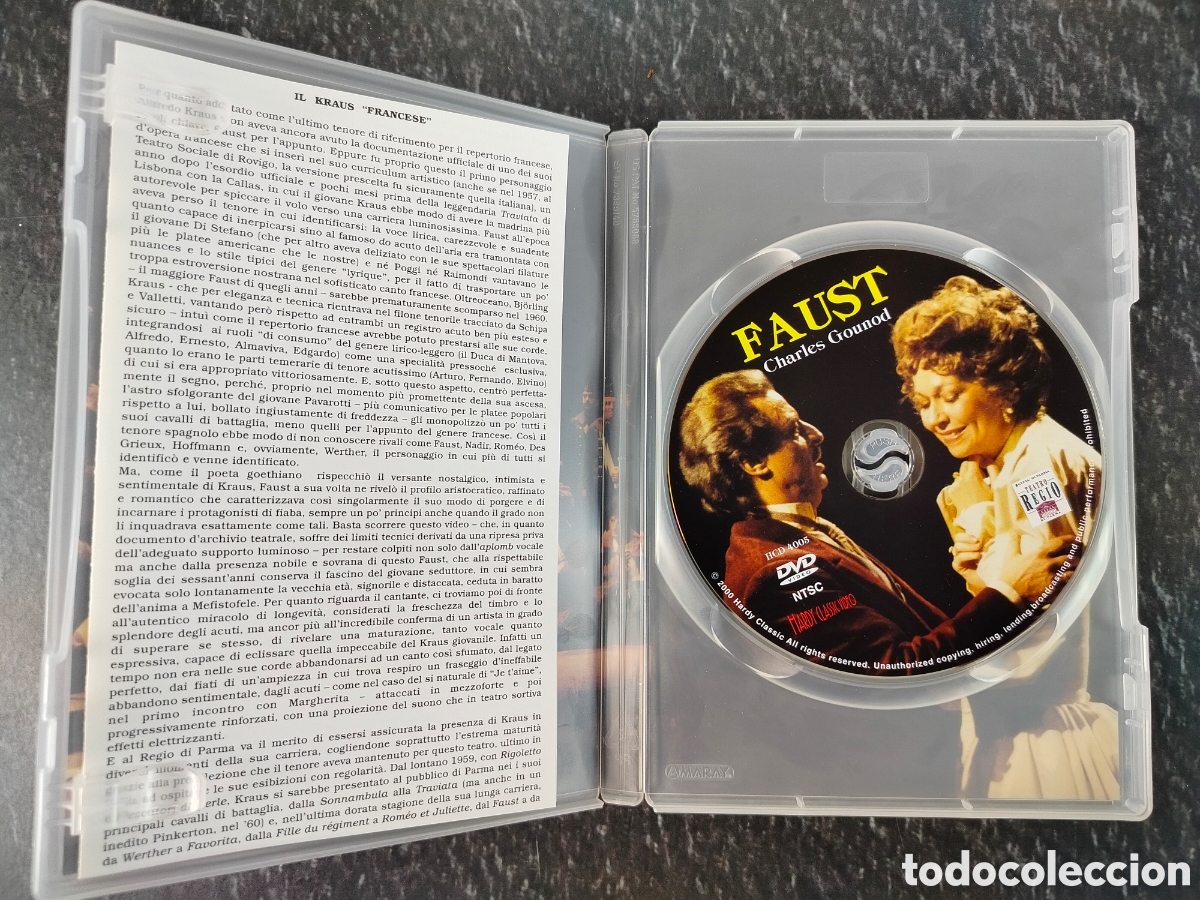 V&iacute;deos y DVD musicales: DVD opera FAUST, Alfredo Kraus 1987 - Foto 3