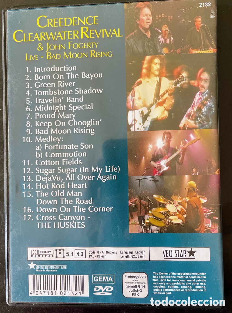 V&iacute;deos y DVD musicales: Creedence Clearwater Revival DVD - Foto 2