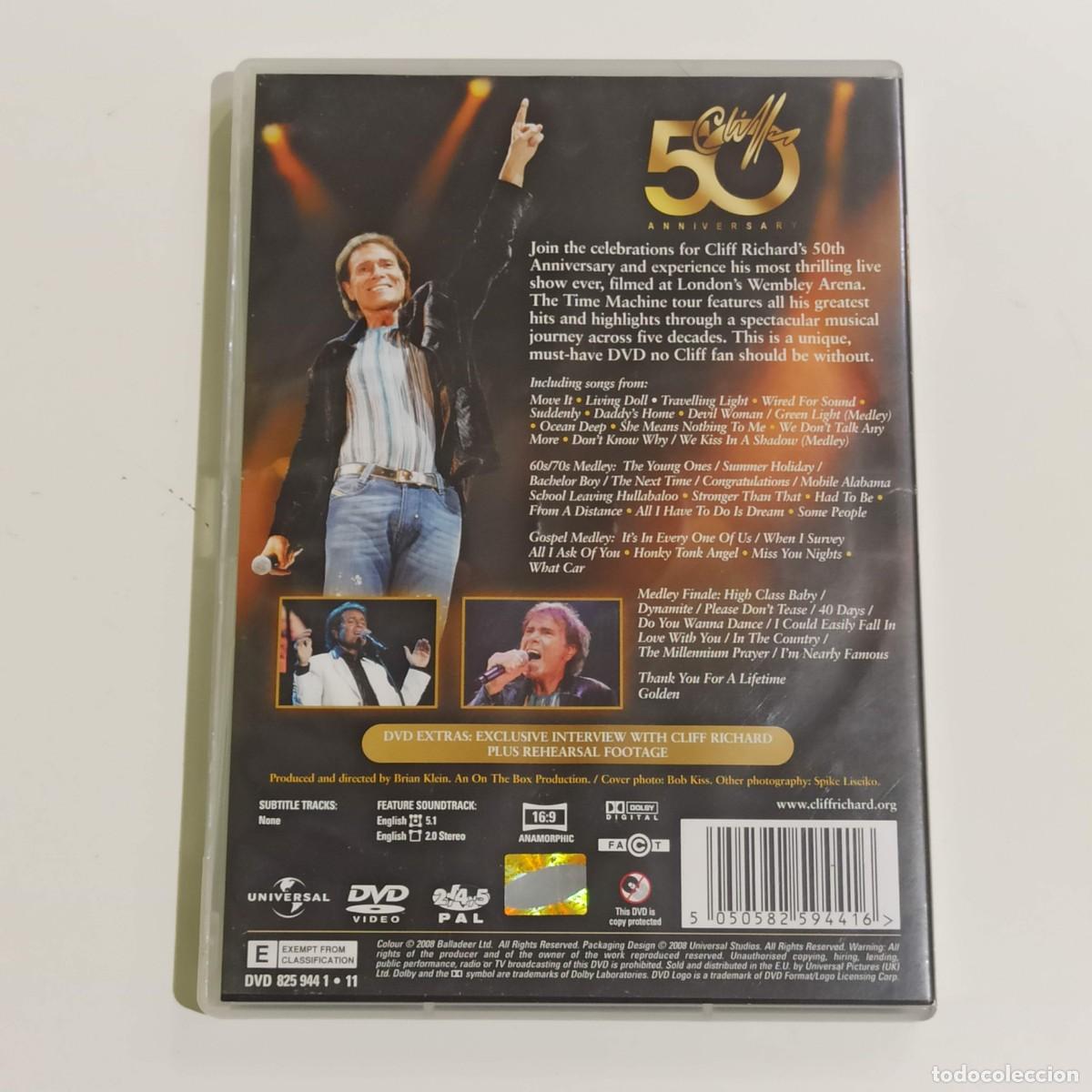 V&iacute;deos y DVD musicales: Dvd Cliff Richard Time machine tour - Foto 2