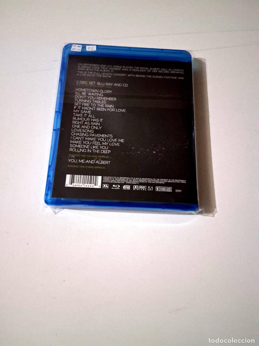 V&iacute;deos y DVD musicales: ADELE &rdquo;LIVE AT THE ROYAL ALBERT HALL&rdquo; BLU-RAY + CD - Foto 2