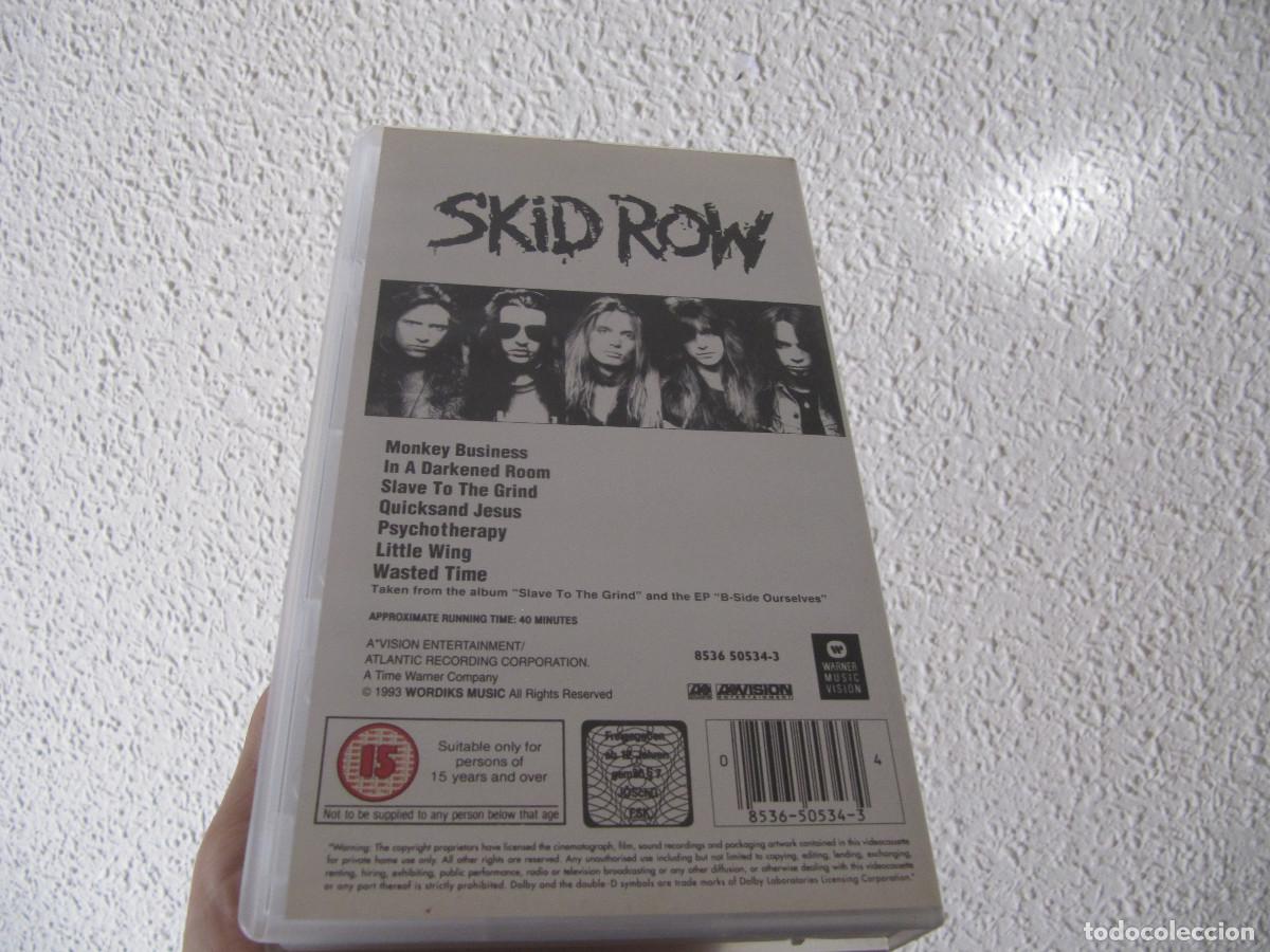 skid row – no frills video vhs - Compra venta en todocoleccion