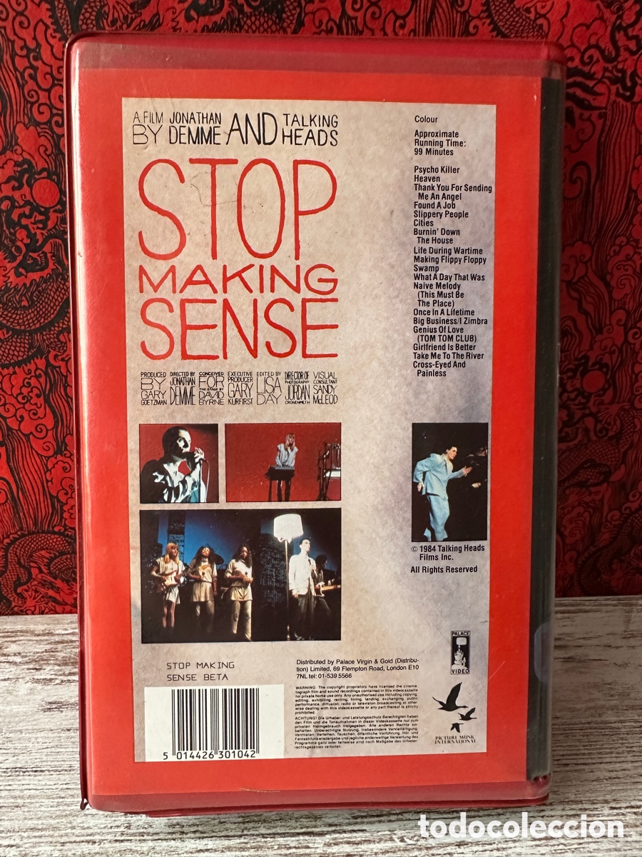 V&iacute;deos y DVD musicales: Talking Heads - Stop Making Sense (BETA) - Foto 3