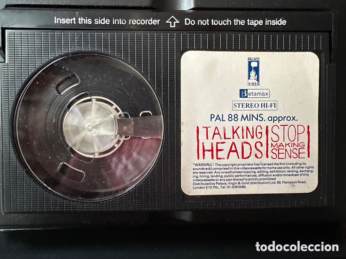 V&iacute;deos y DVD musicales: Talking Heads - Stop Making Sense (BETA) - Foto 5
