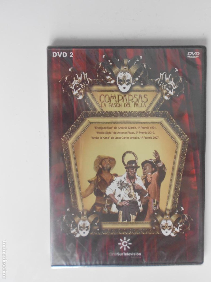 V&iacute;deos y DVD Musicales: COMPARSAS LA PASION DEL FALLA - DVD N&ordm; 2 - CANAL SUR TELEVISION - PRECINTADO