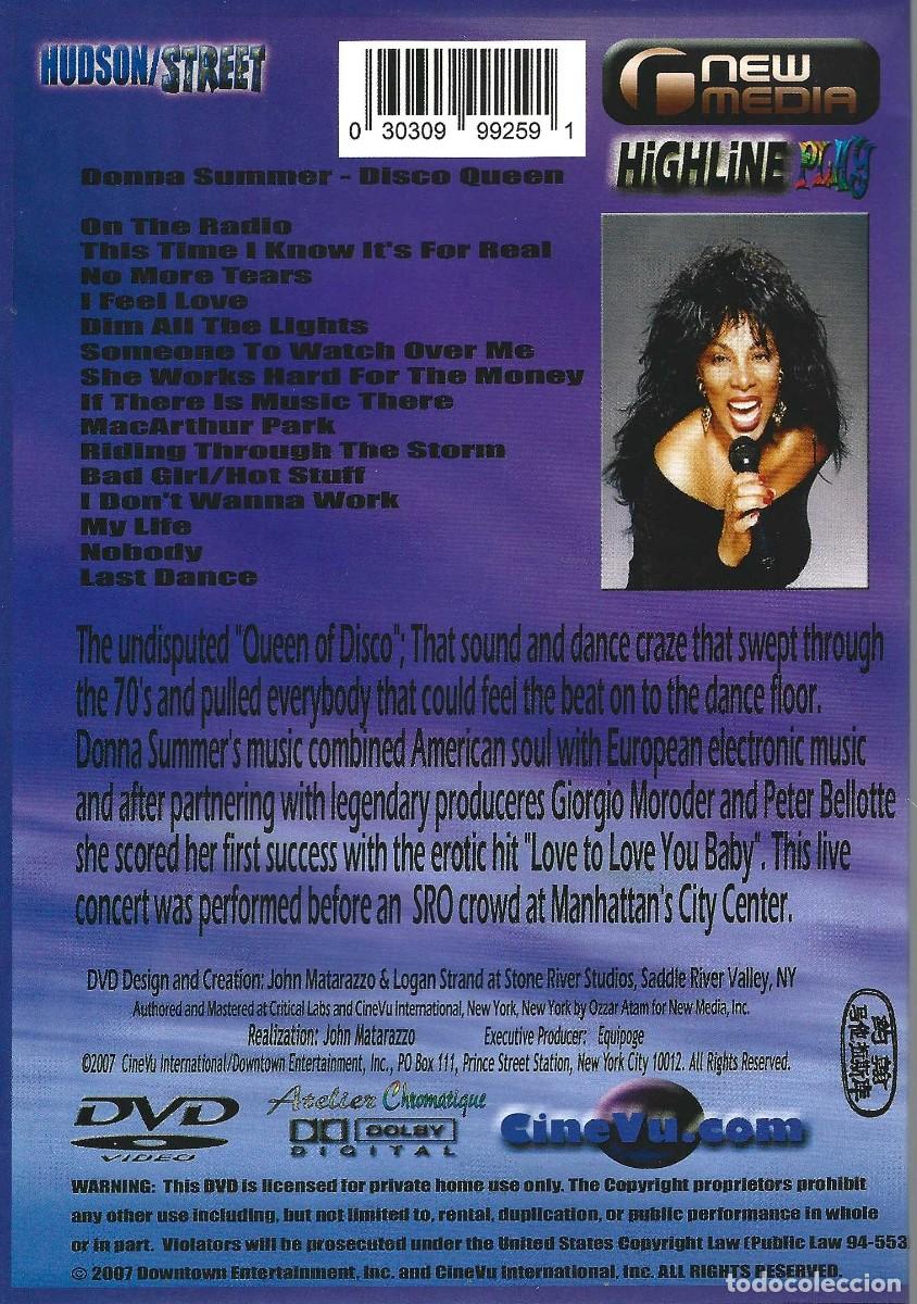 V&iacute;deos y DVD musicales: DONNA SUMMER DISCO QUEEN - Foto 2
