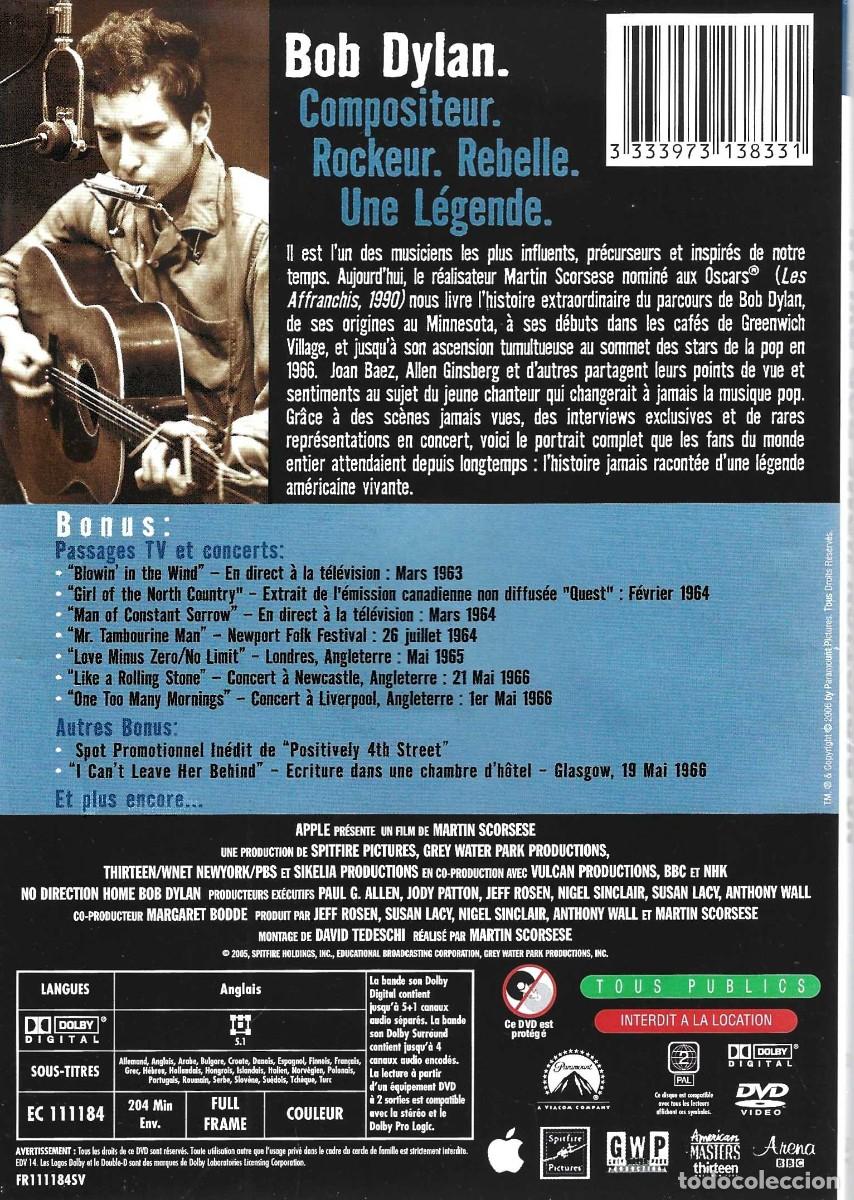 V&iacute;deos y DVD musicales: NO DIRECTION HOME BOB DYLAN - Foto 2