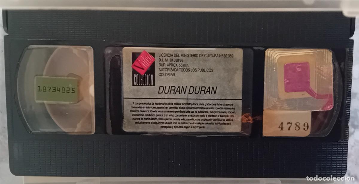 V&iacute;deos y DVD musicales: VHS. DURAN DURAN. EMI - Foto 3