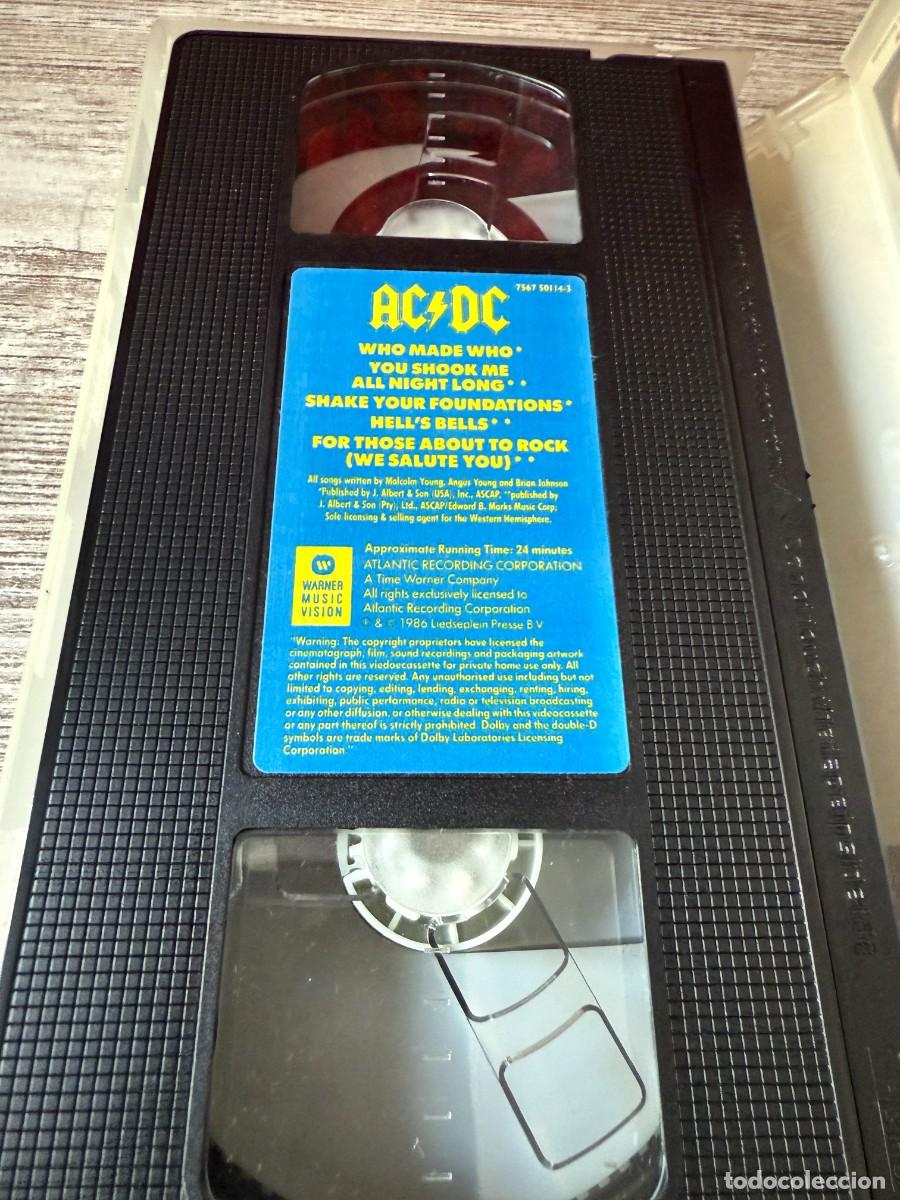 V&iacute;deos y DVD musicales: AC/DC - Who Made Who (VHS) - Foto 3