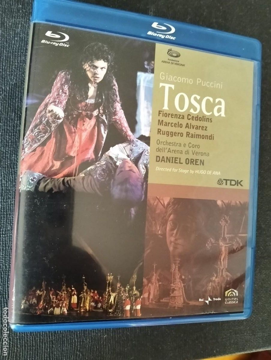 V&iacute;deos y DVD musicales: Puccini. Tosca. Opera en blu-ray - Foto 1