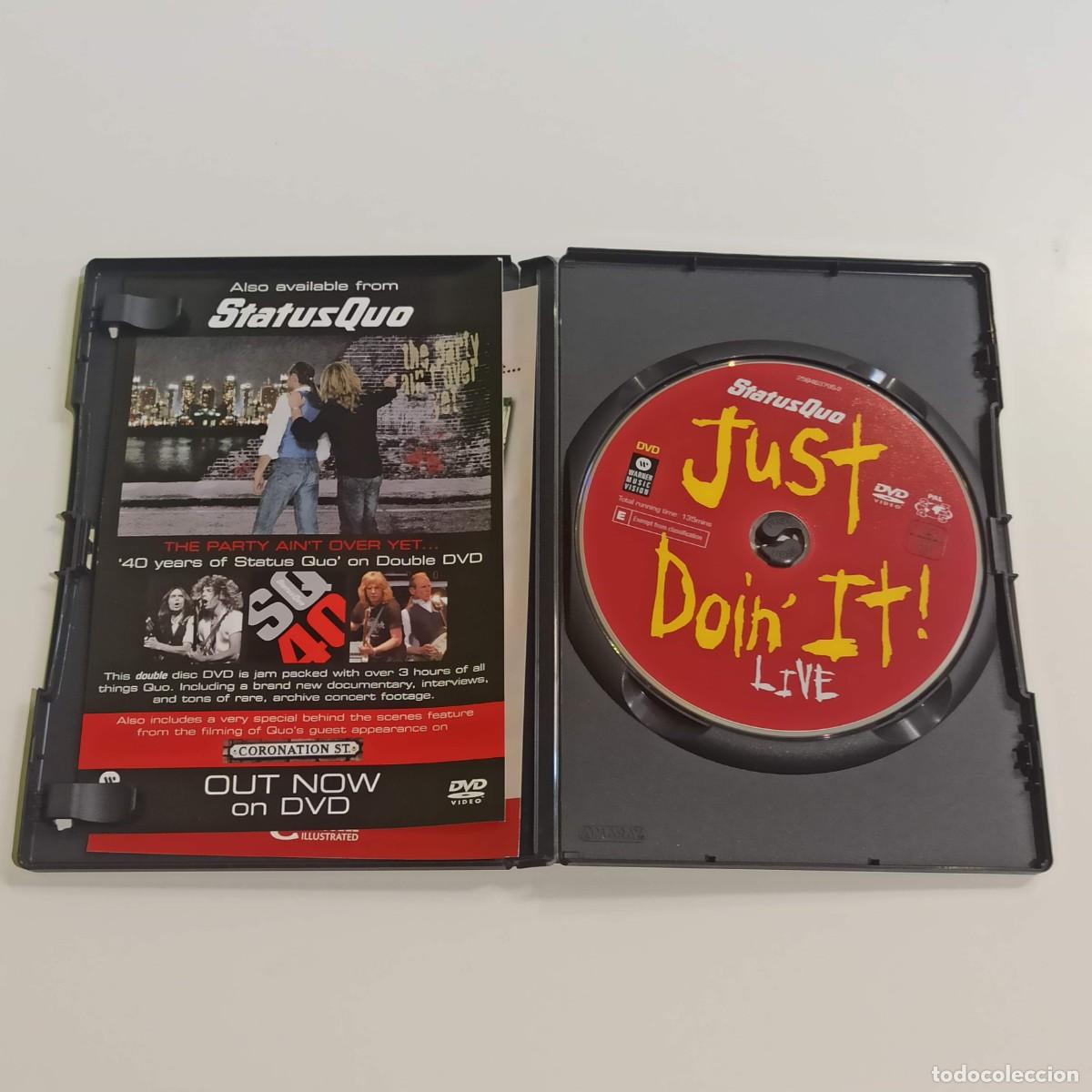 V&iacute;deos y DVD musicales: Dvd Status Quo Just doint it live - Foto 3