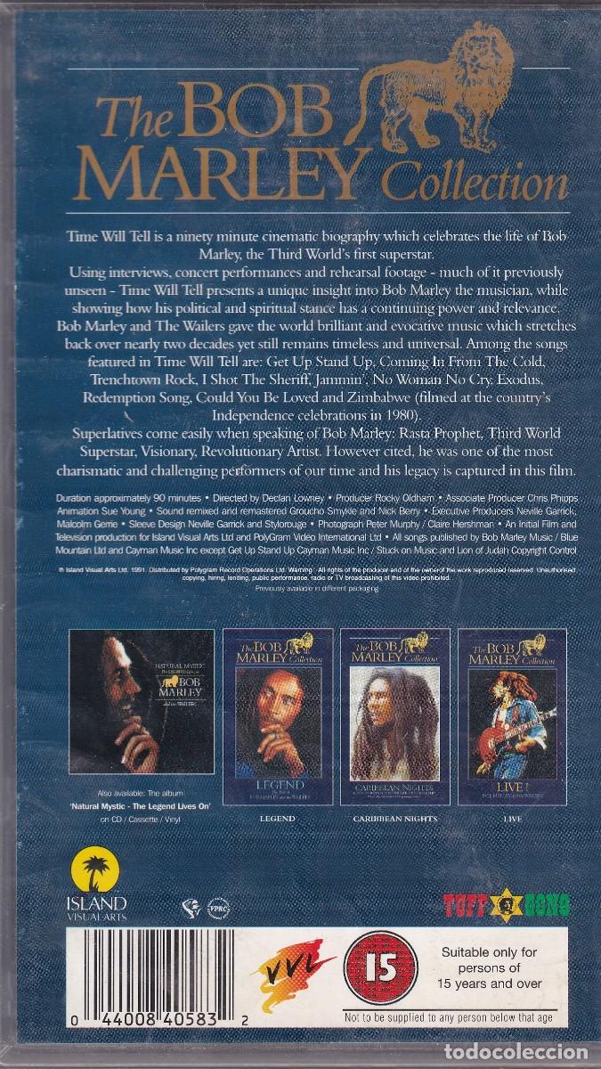 V&iacute;deos y DVD musicales: Bob Marley - Time will tel (VHS) - Foto 2