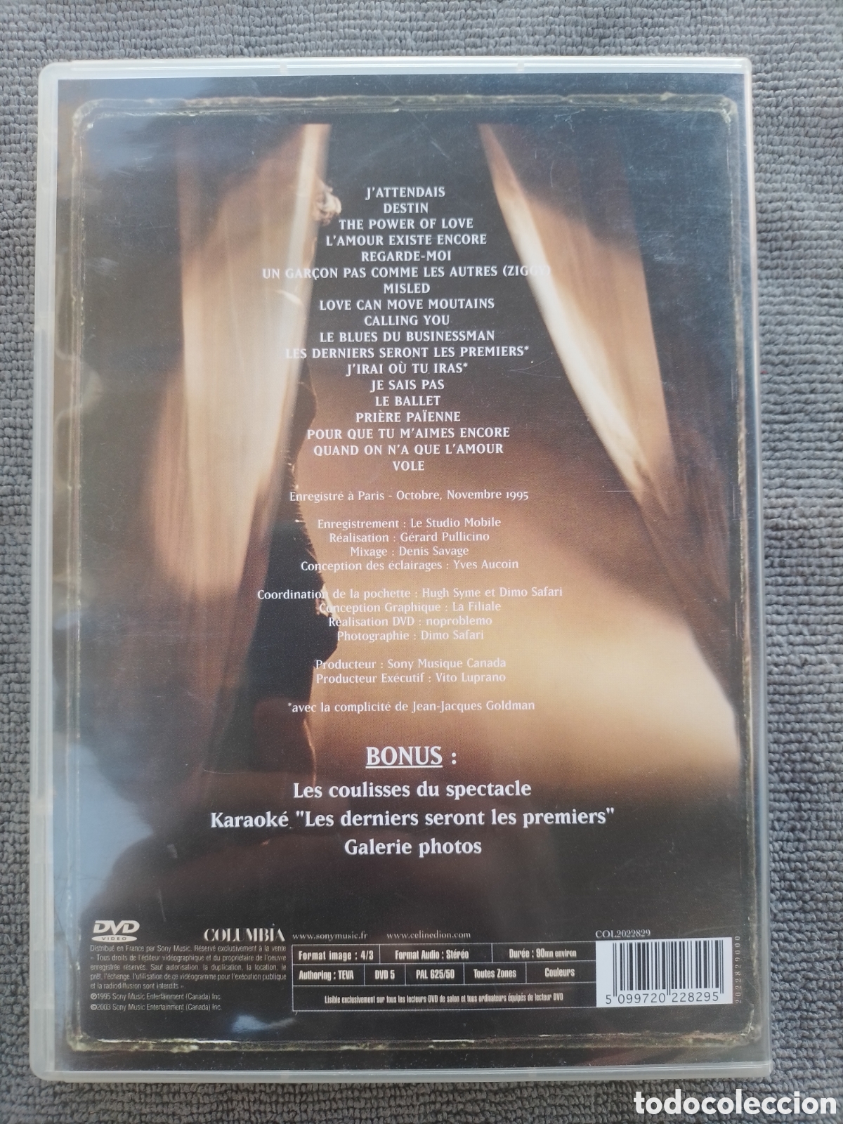 V&iacute;deos y DVD musicales: Celine Dion - Live a Paris - Foto 2
