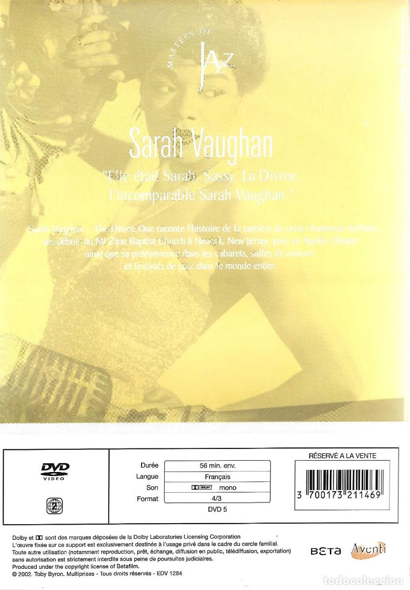 V&iacute;deos y DVD musicales: SARAH VAUGHAN (DVD) ...................... - Foto 2