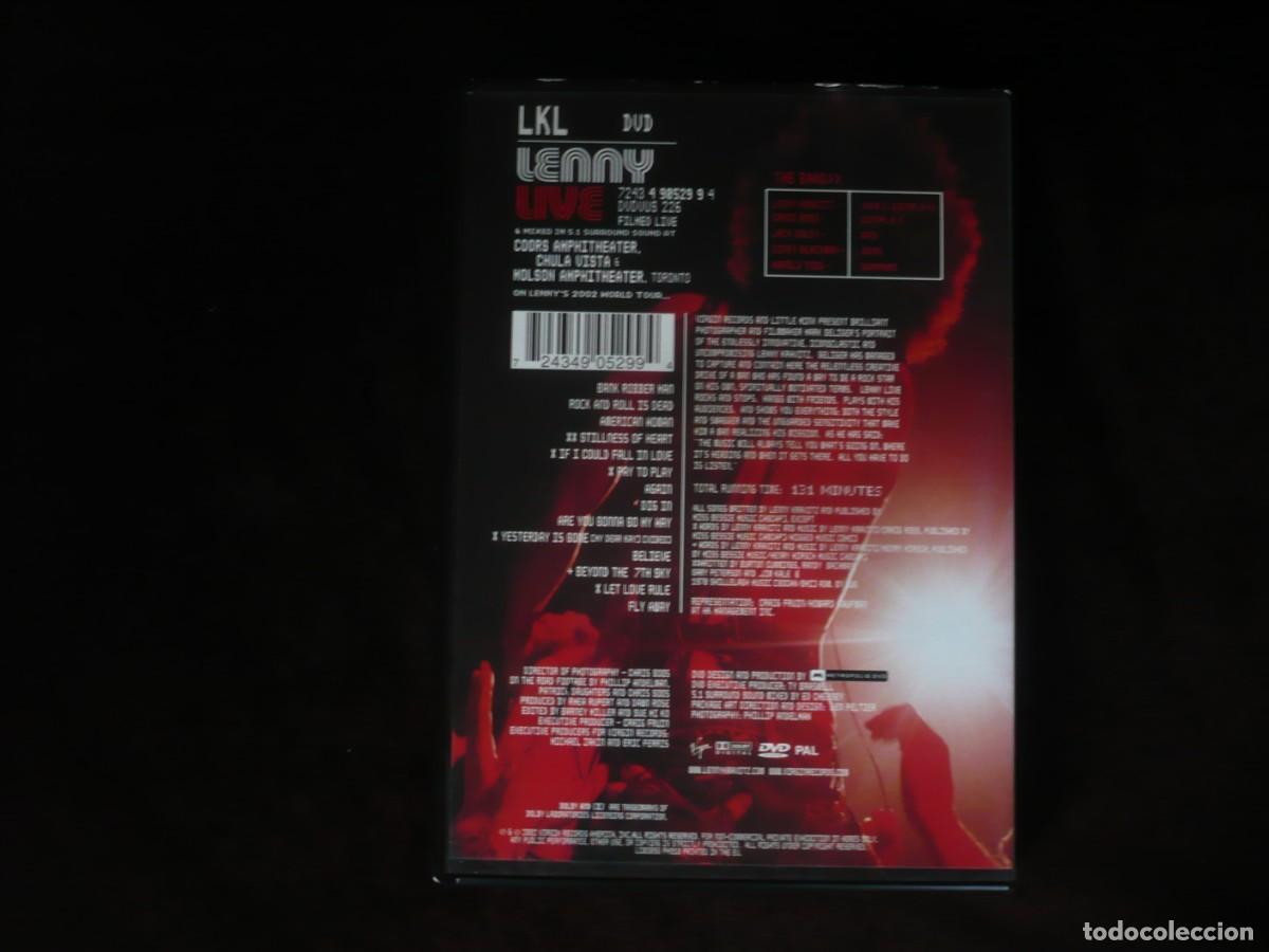 V&iacute;deos y DVD musicales: lenny - live - dvd como nuevo - Foto 2