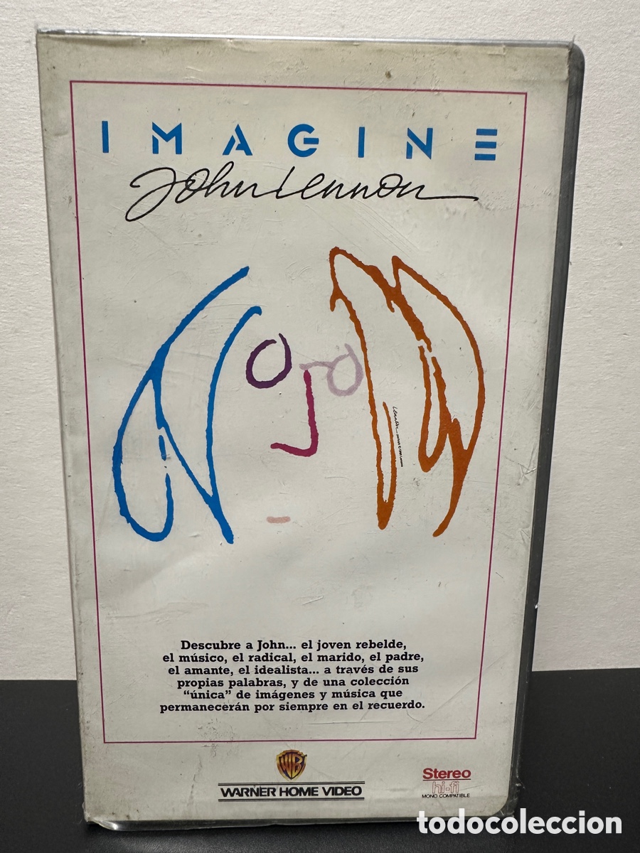 V&iacute;deos y DVD musicales: John Lennon - Imagine (VHS) - Foto 1