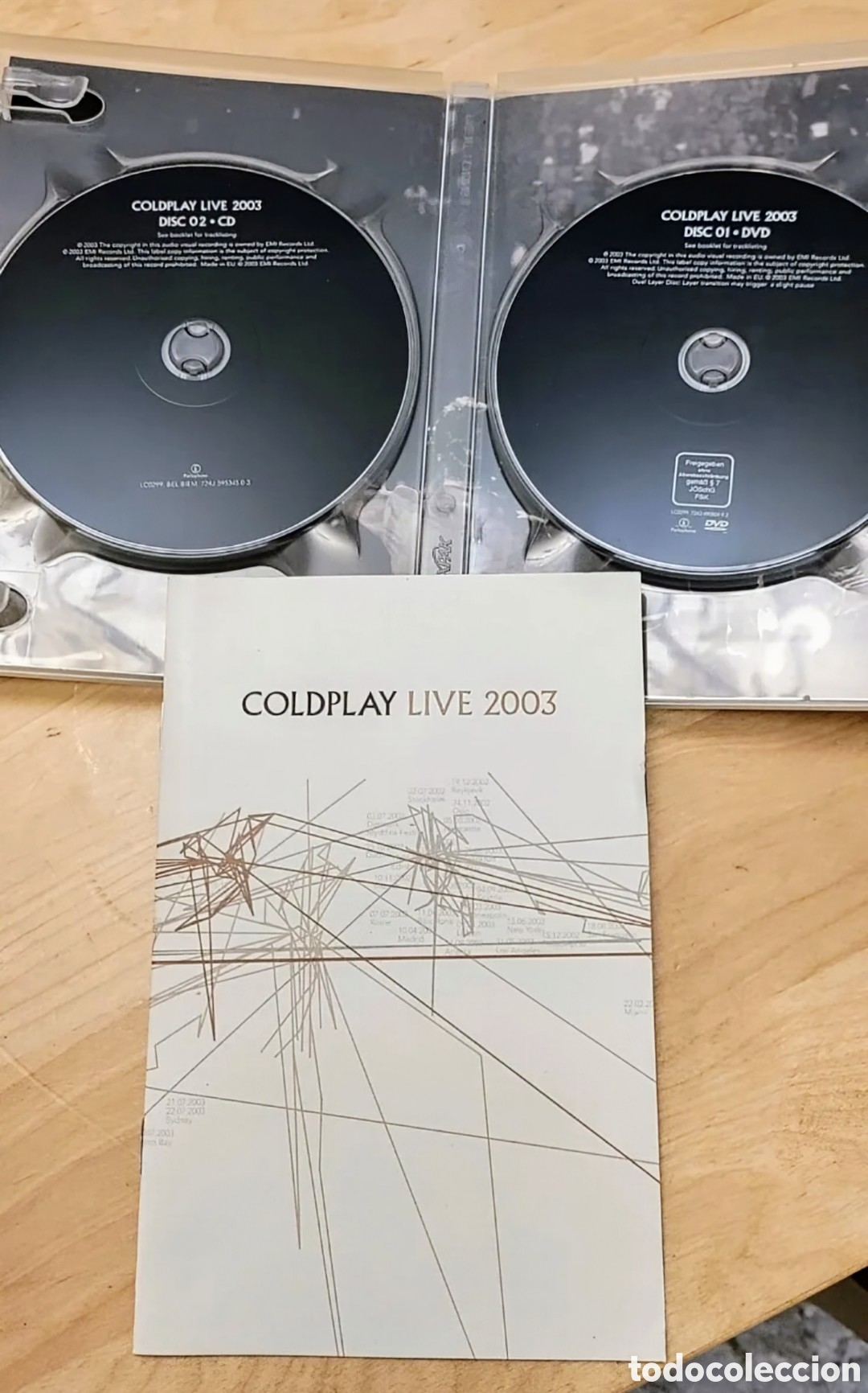 V&iacute;deos y DVD musicales: Dvd + cd COLDPLAY LIVE 2003 - Foto 1