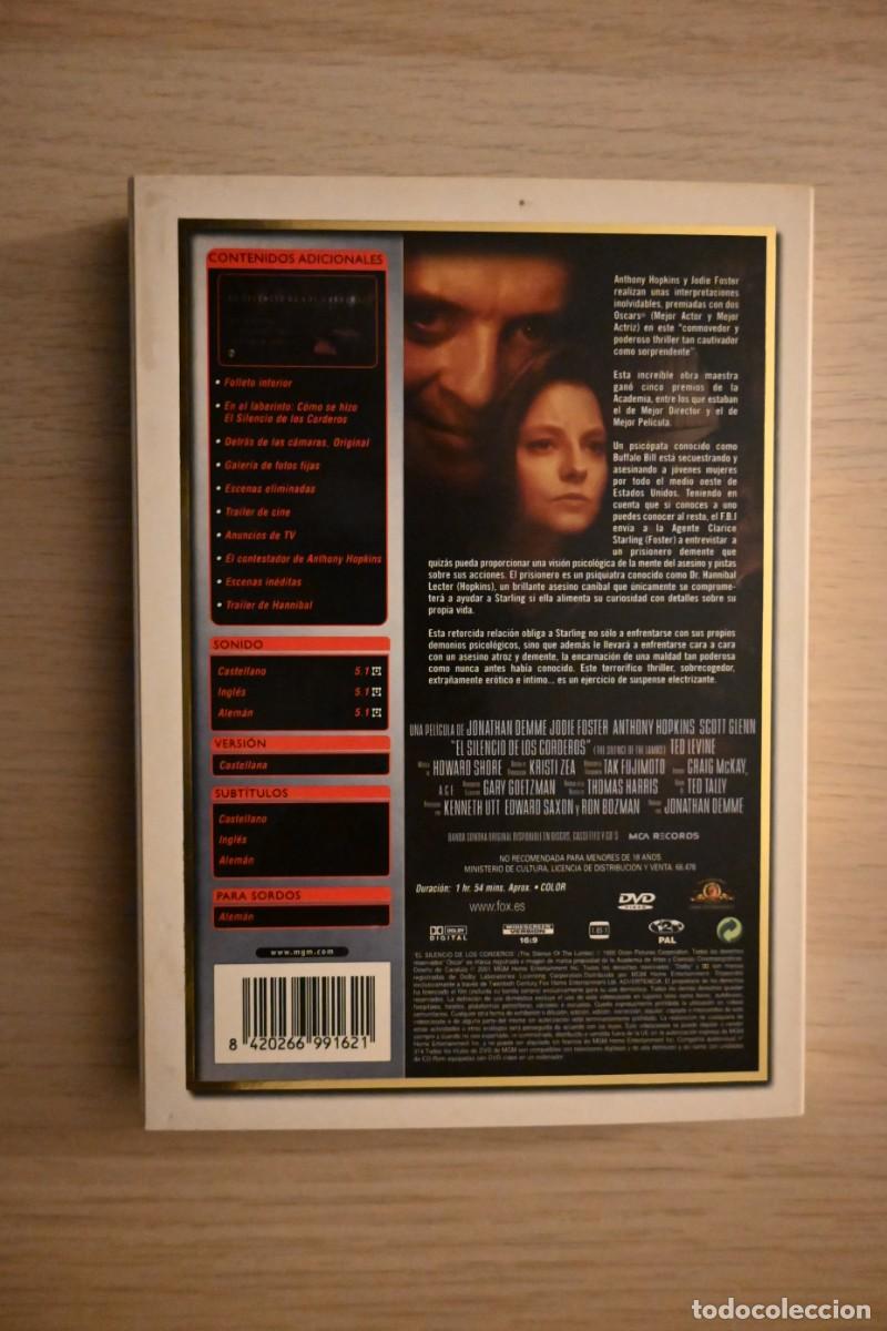 V&iacute;deos y DVD musicales: EL SILENCIO DE LOS CORDEROS - EDICION DE LUJO VERSION 2 DISCOS - CON LIBRITO - Foto 2