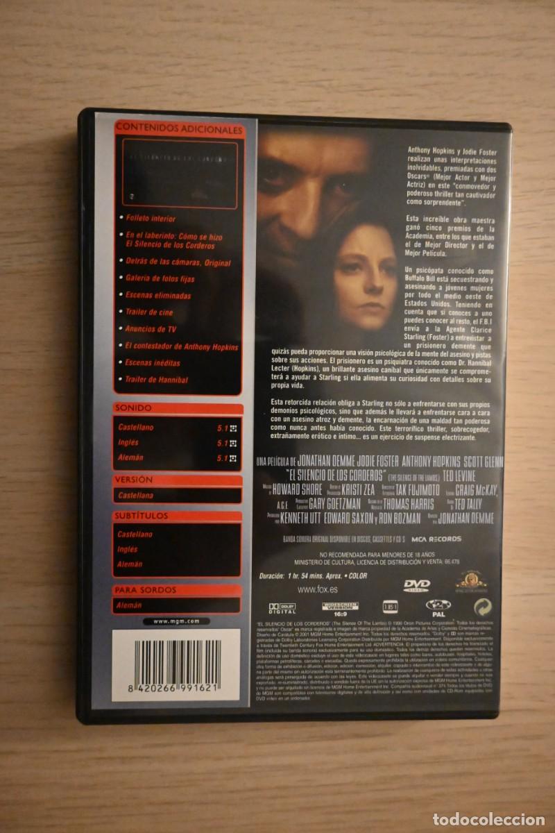 V&iacute;deos y DVD musicales: EL SILENCIO DE LOS CORDEROS - EDICION DE LUJO VERSION 2 DISCOS - CON LIBRITO - Foto 4