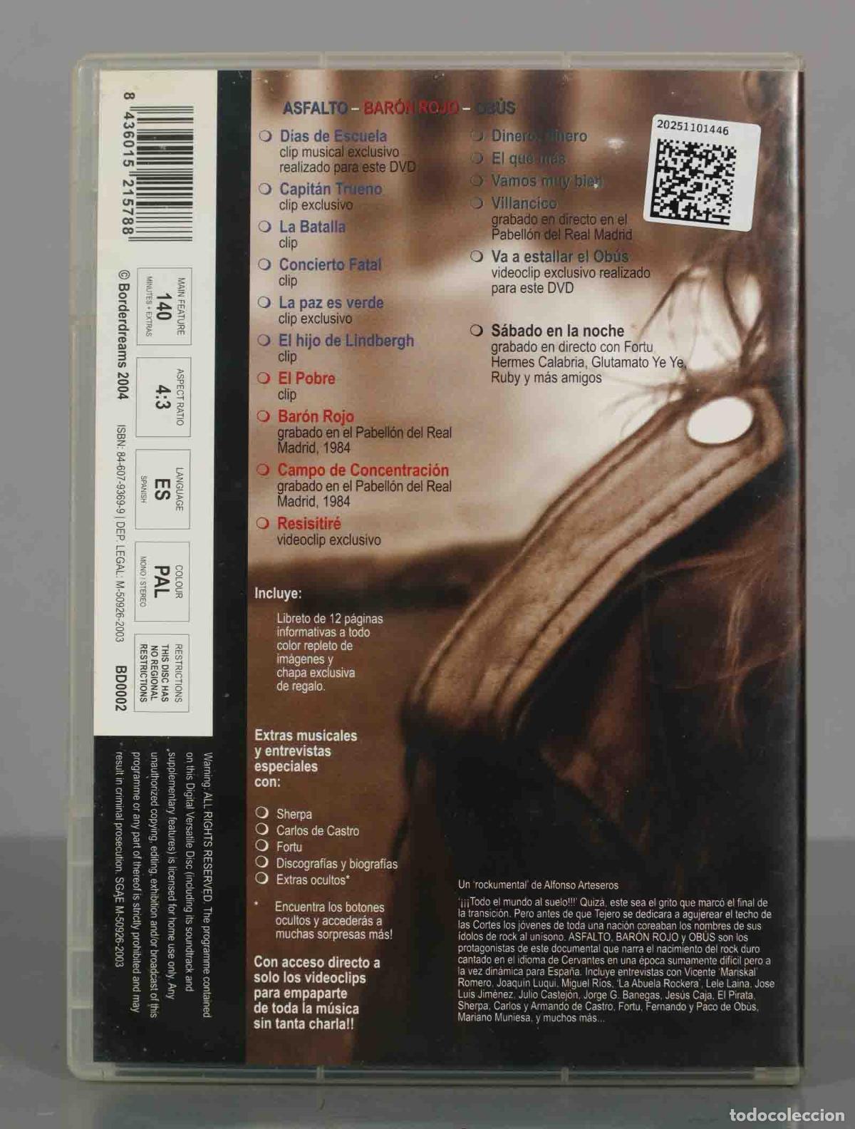 V&iacute;deos y DVD musicales: DVD. El Rock de Nuestra Transici&oacute;n. - Foto 2