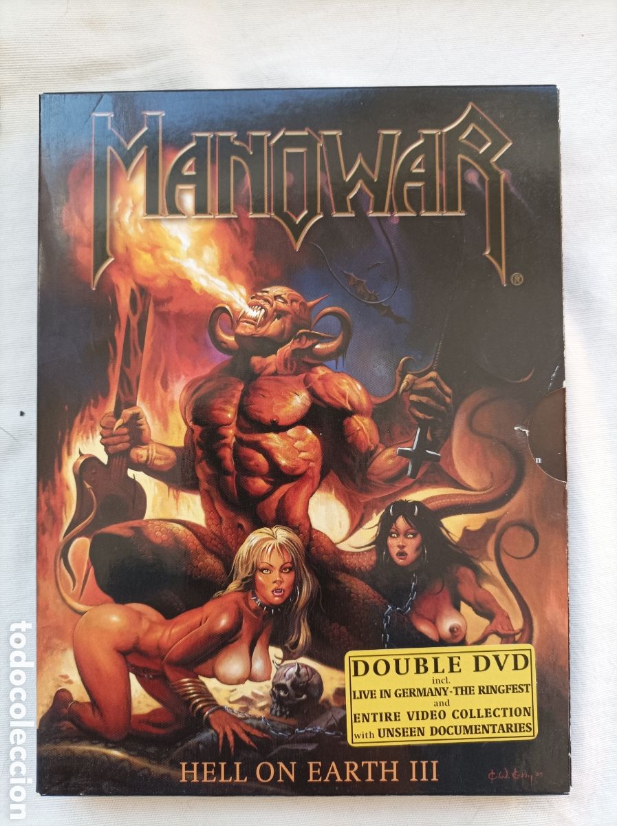 V&iacute;deos y DVD musicales: Manowar. Hell on earth III. 2 dvds - Foto 1