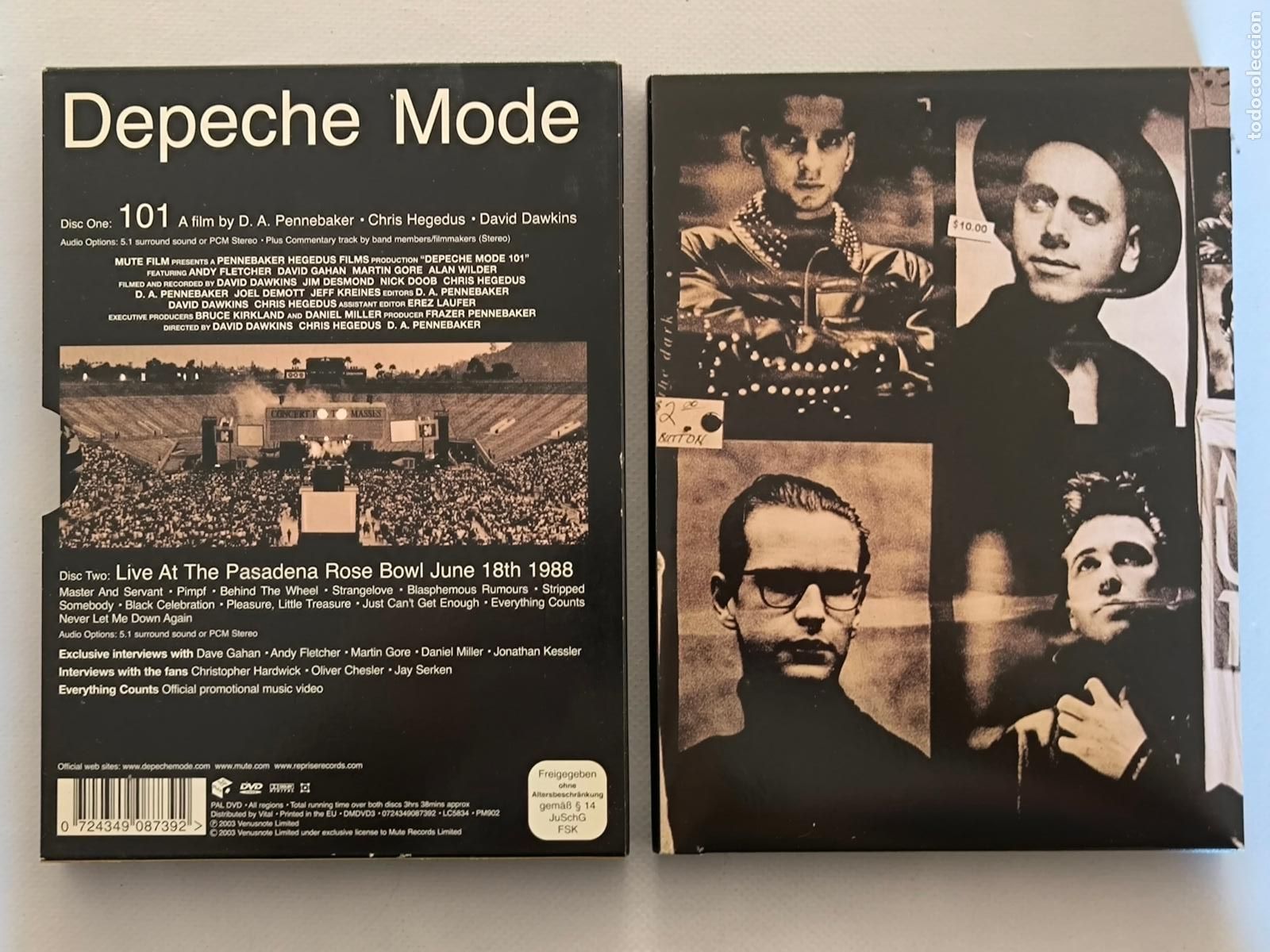 V&iacute;deos y DVD musicales: DVD DEPECHE MODE - 101 - 2 DISCOS (033) - Foto 2