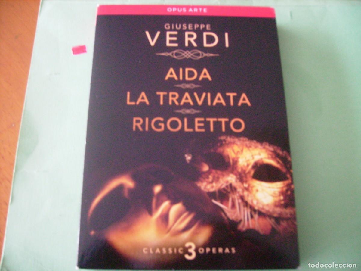 V&iacute;deos y DVD musicales: GIUSEPPE VERDI - CLASSC 3 OPERAS - 5 DISCOS - Foto 1