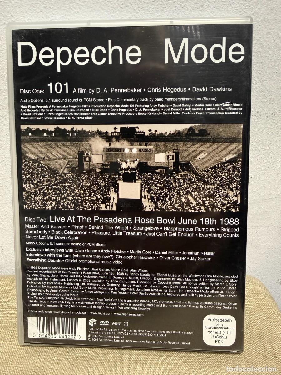 V&iacute;deos y DVD musicales: Depeche Mode - 101 (DVD) Edici&oacute;n 2 Discos - Foto 2