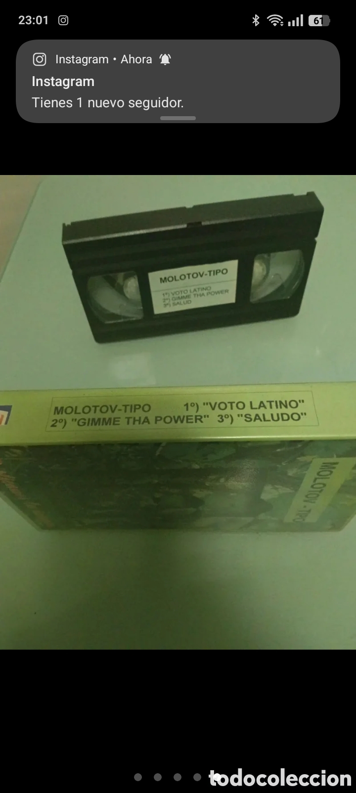V&iacute;deos y DVD musicales: Cinta VHS Molotov-tipo - Foto 3