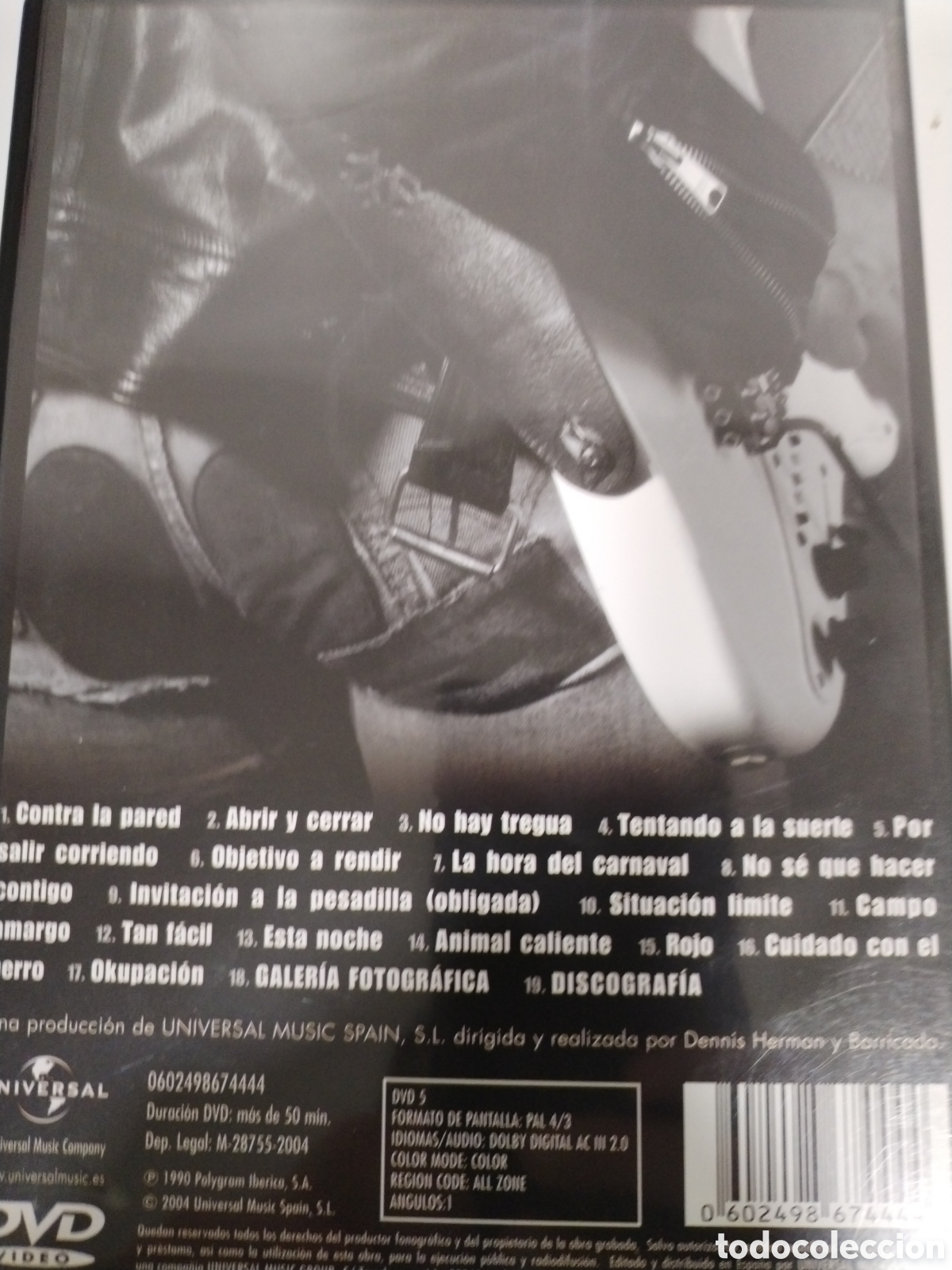 V&iacute;deos y DVD musicales: BARRICADA, Directo, 1989 - Foto 2