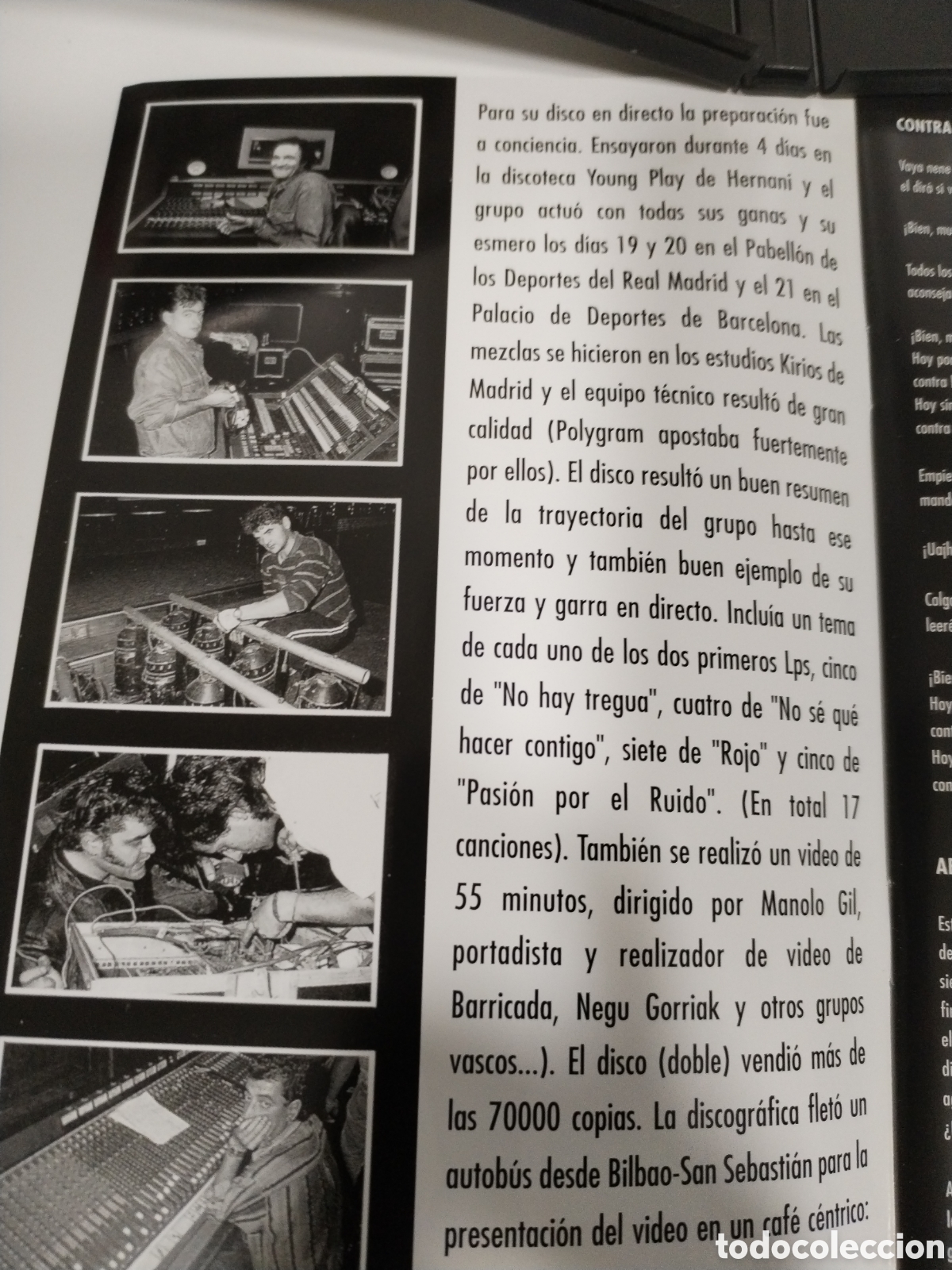 V&iacute;deos y DVD musicales: BARRICADA, Directo, 1989 - Foto 7