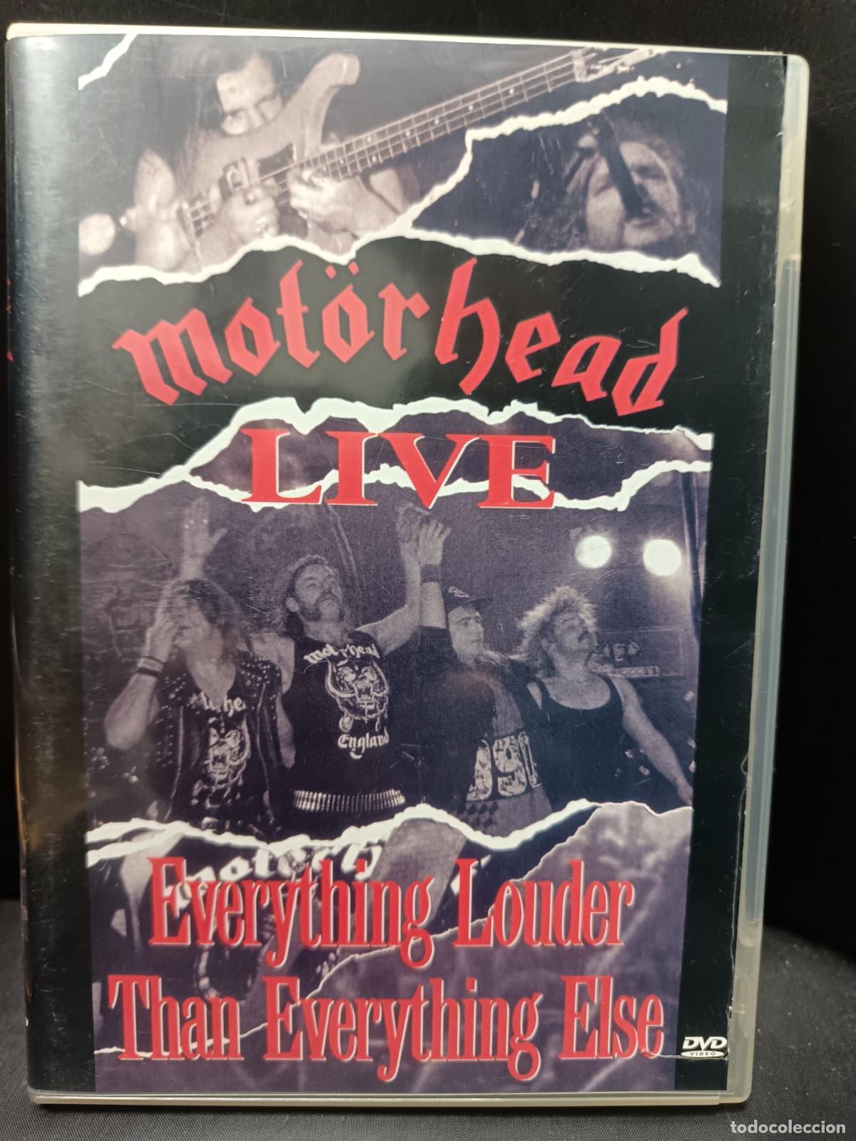 V&iacute;deos y DVD musicales: MOTORHEAD LIVE:EVERYTHING LOUDER THAN EVERYTHING ELSE- DVD - Foto 1
