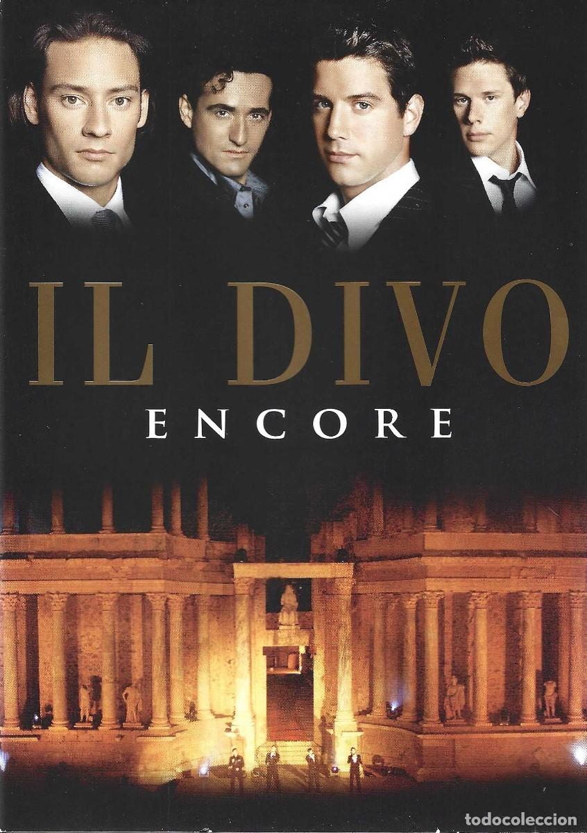 V&iacute;deos y DVD musicales: IL DIVO ENCORE (DVD) - Foto 1